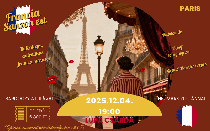 Francia sanzonest Bardóczy Attilával és Neumark Zoltánnal
